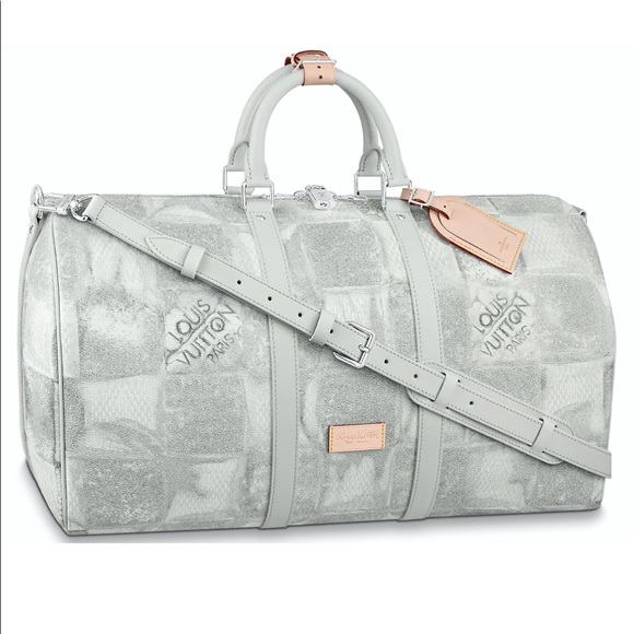 NWT Louis Vuitton Keepall 50 Damier Salt - Picture 2 of 4